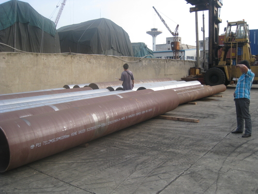 Thick Wall High Pressure Boiler Tube , ASTM A335 Pipe P12 Material Alloy Steel
